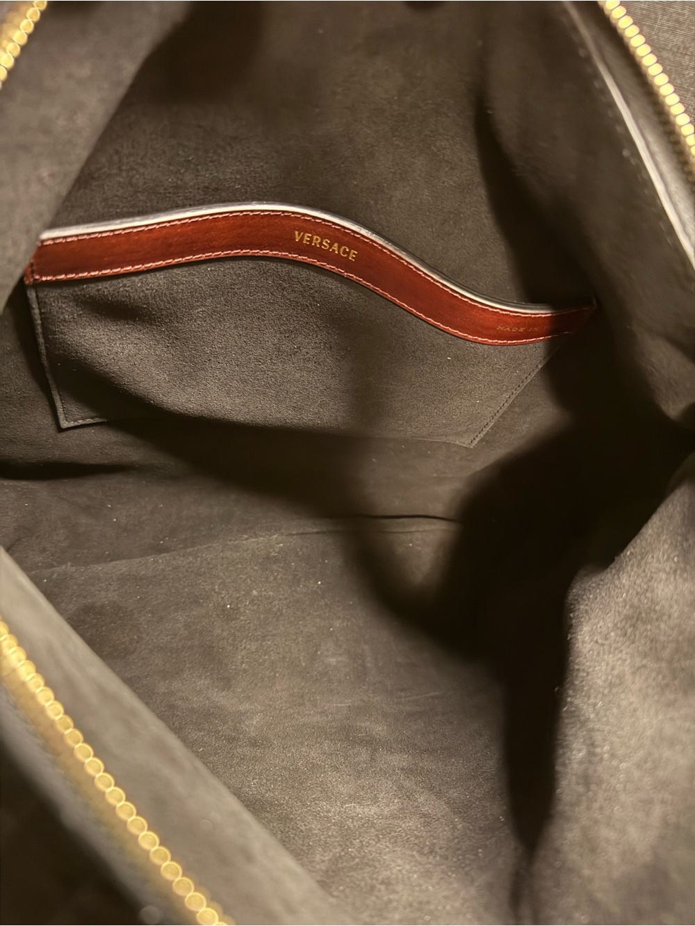 Versace Lou Nappa Shoulder Bag - Picture 11 of 13